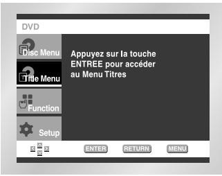 SAMSUNG DVD-E232 - Utilisation du menu Titres - 1