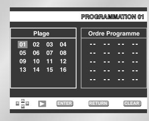SAMSUNG DVD-E232 - Programmation de la lecture (CD/MP3/WMA) - 2