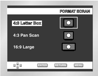 SAMSUNG DVD-E232 - Configuration des options d'affichage - 3