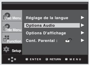 SAMSUNG DVD-HD850 - Configuration des options audio - 3