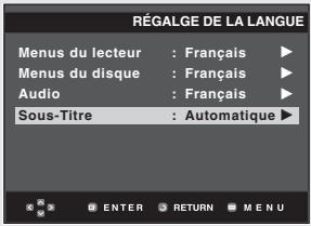 SAMSUNG DVD-HD850 - Choix de la langue des sous-titres - 4