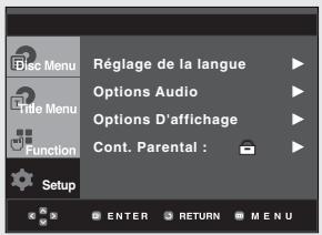 SAMSUNG DVD-HD850 - Changement du mot de passe - 2