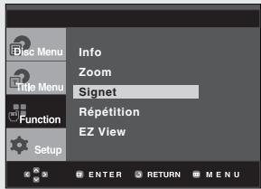 SAMSUNG DVD-HD850 - Utilisation du bouton MENU. - 3
