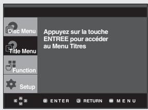 SAMSUNG DVD-HD850 - Utilisation du menu titres (DVD) - 2