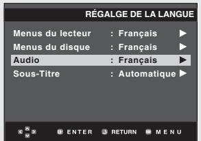SAMSUNG DVD-HD850 - Choix de la langue de la bande sonore - 4
