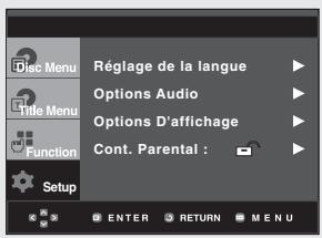 SAMSUNG DVD-HD850 - Configuration des options d'affichage - 2