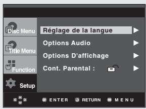 SAMSUNG DVD-HD850 - Choix de la langue du menu du disque - 3