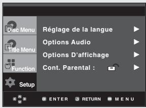 SAMSUNG DVD-HD850 - Configuration du contrôle parental - 2