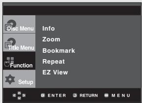 SAMSUNG DVD-HD850 - Using the MENU button. - 2