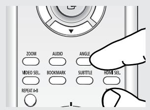 SAMSUNG DVD-HD850 - Modification de l'angle de vue (DVD) - 1