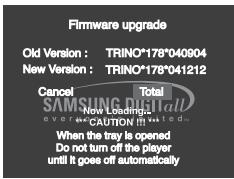 SAMSUNG DVD-HD860 - Procedure de mise à jour - 2