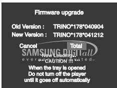 SAMSUNG DVD-HD860 - Upgrade procedure - 2