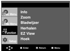SAMSUNG DVD-HD860 - Het menu Functie gebruiken (DVD/VCD) - 1