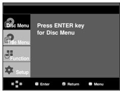 SAMSUNG DVD-HD860 - Using the Disc Menu - 1