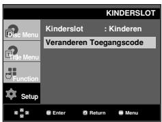 SAMSUNG DVD-HD860 - De toegangscode wijzigen - 3