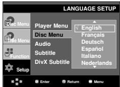 SAMSUNG DVD-HD860 - Using the Disc Menu Language - 1