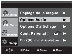 SAMSUNG DVD-HD860 - Configuration des options audio - 1