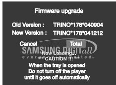 SAMSUNG DVD-HD860 - Upgrade procedure - 2