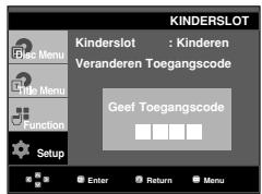 SAMSUNG DVD-HD860 - De toegangscode wijzigen - 4