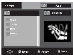 SAMSUNG DVD-HD860 - Clips-MENU für MP3/WMA/JPEG/MPEG4/CD Audio - 1
