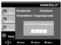SAMSUNG DVD-HD860 - De toegangscode wijzigen - 5