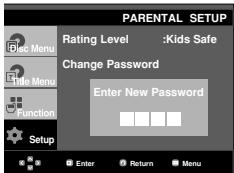 SAMSUNG DVD-HD860 - Changing the Password - 5