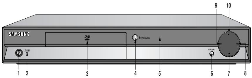 SAMSUNG DVD-HD860 - Face avant - 1