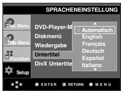 SAMSUNG DVD-HD860 - Untertitel-Sprache wahlen - 1