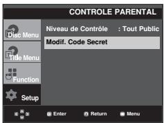 SAMSUNG DVD-HD860 - Changement du mot de passer - 3