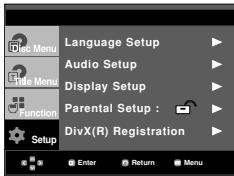 SAMSUNG DVD-HD860 - Changing the Password - 1