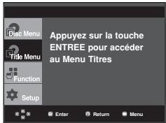 SAMSUNG DVD-HD860 - Utilisation du menu Titres - 1