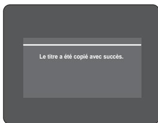 SAMSUNG DVD-HR720 - - Copie d'un titre déjà modifié précédemment - - 6