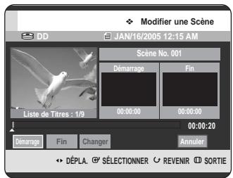 SAMSUNG DVD-HR720 - Modification d'une scène (replacement d'une scène) - 2