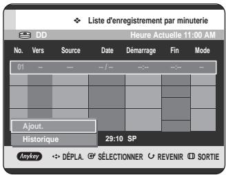 SAMSUNG DVD-HR720 - Utilisation du bouton MENU. - 1