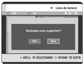 SAMSUNG DVD-HR720 - Supprimer la liste de lecture - 4