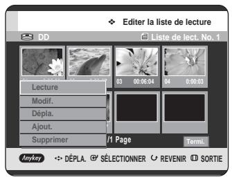 SAMSUNG DVD-HR720 - Déplacement d'une scène (changement de la position d'une scène) - 1