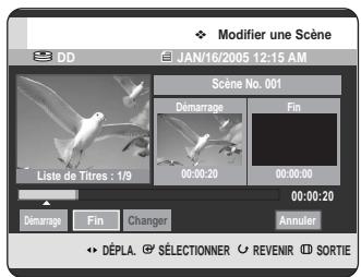SAMSUNG DVD-HR720 - Modification d'une scène (replacement d'une scène) - 3