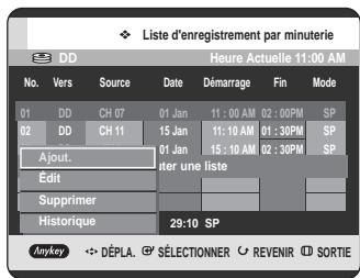 SAMSUNG DVD-HR720 - Utilisation du bouton MENU. - 1