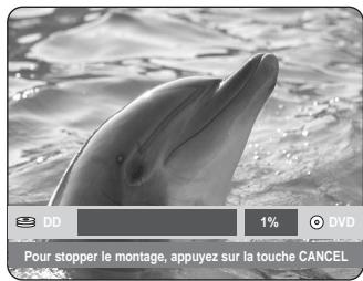 SAMSUNG DVD-HR720 - - Copie d'un titre déjà modifié précédemment - - 2