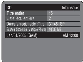 SAMSUNG DVD-HR720 - Utilisation du bouton MENU. - 3