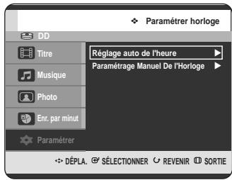 SAMSUNG DVD-HR720 - Réglage automatique de l'horloge - 4