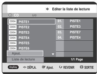 SAMSUNG DVD-HR720 - Aller dans modifier liste de lecture - 5