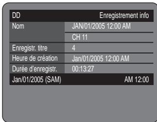 SAMSUNG DVD-HR720 - - Pour arrêter l'enregistrement - - 3