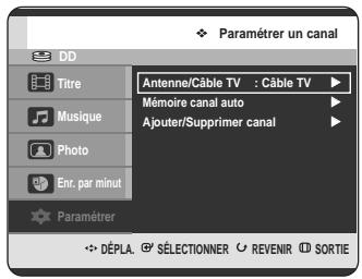 SAMSUNG DVD-HR720 - Mémoire de chaîne automatique - 3