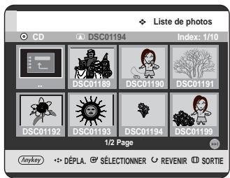 SAMSUNG DVD-HR720 - Aller dans la liste de photos - 2