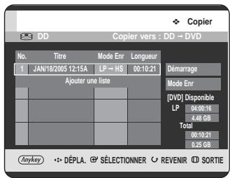 SAMSUNG DVD-HR720 - Utilisation du bouton MENU. - 2