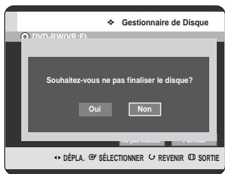 SAMSUNG DVD-HR720 - Réouverture d'un disque finalisé (mode v/vr) - 4