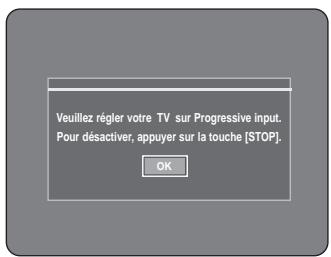 SAMSUNG DVD-HR720 - Réglage du balayage progressif - 2