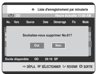 SAMSUNG DVD-HR720 - Utilisation du bouton MENU. - 2