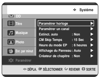 SAMSUNG DVD-HR720 - Réglage manuel de la chaîne - 2